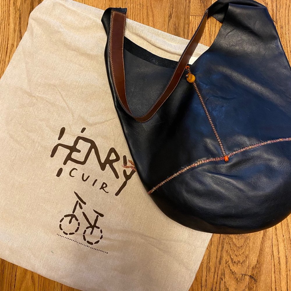 Henry Cuir Malabo-Vintage Leather Shoulder Bag